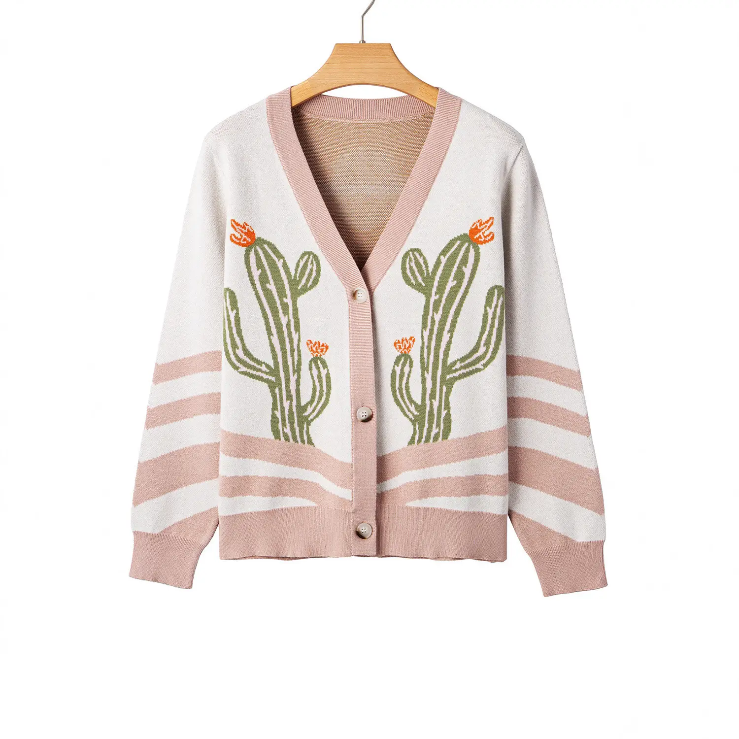 Women's All-Match Abstract Loose Long-Sleeve Sweater