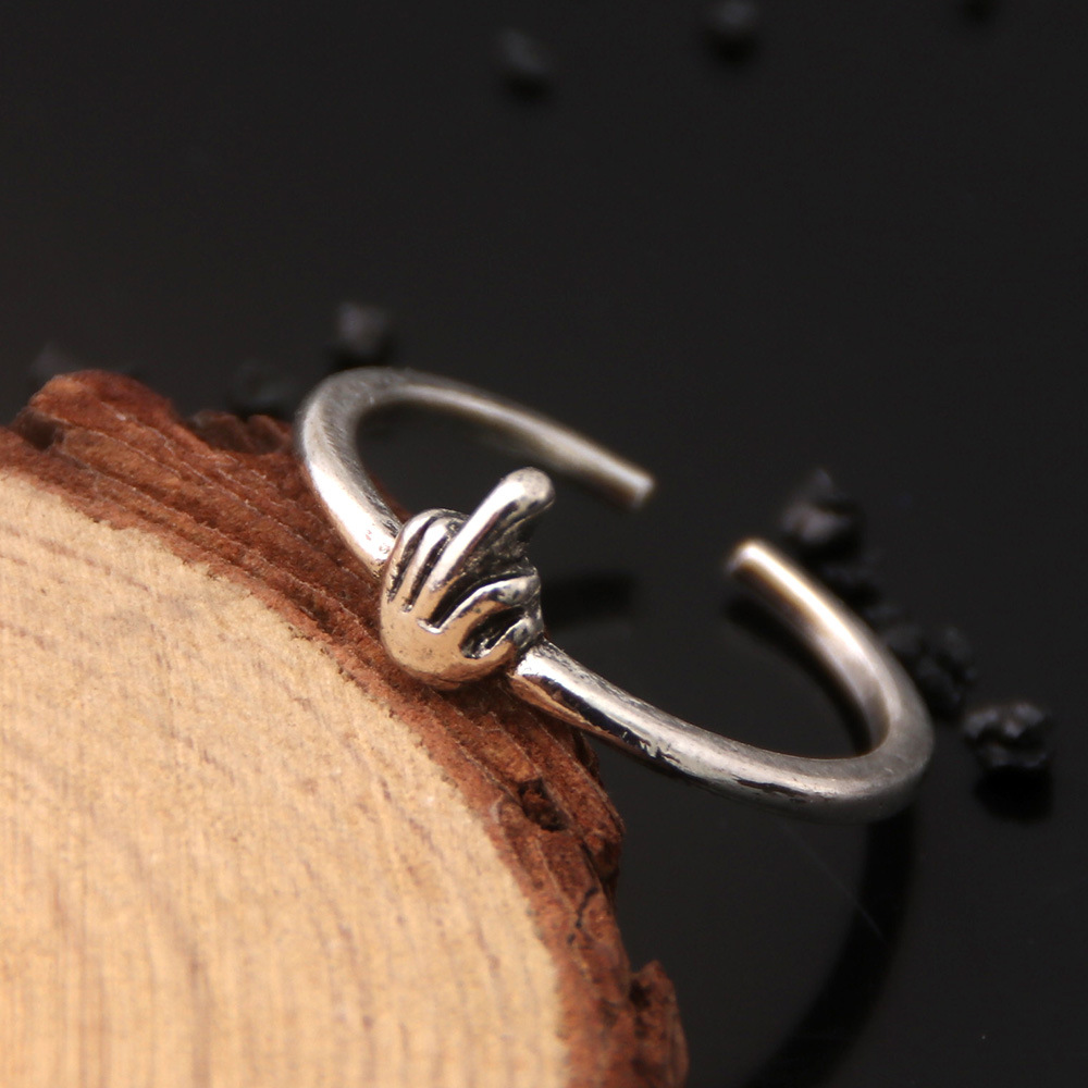Personalized Creative Middle Finger Ring