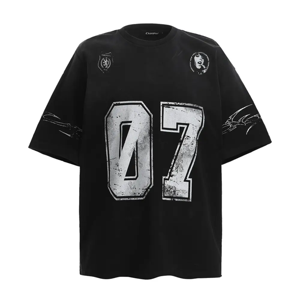 Printed Short-sleeved T-shirt Men's Upperwear