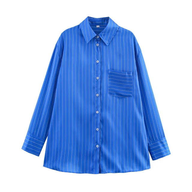 Loose Striped Shirt Pajamas Pants Suit Top Xs - Shop at LoveMi