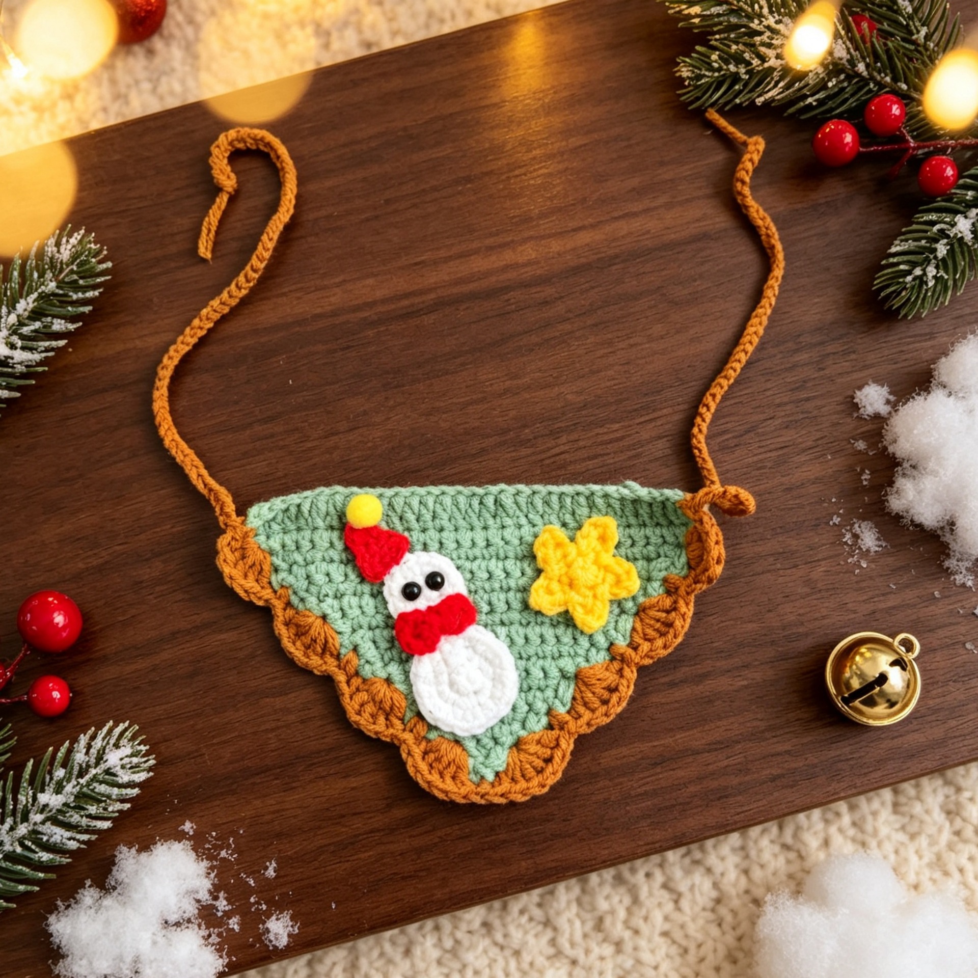 Crochet Elk Hat Pet Costume