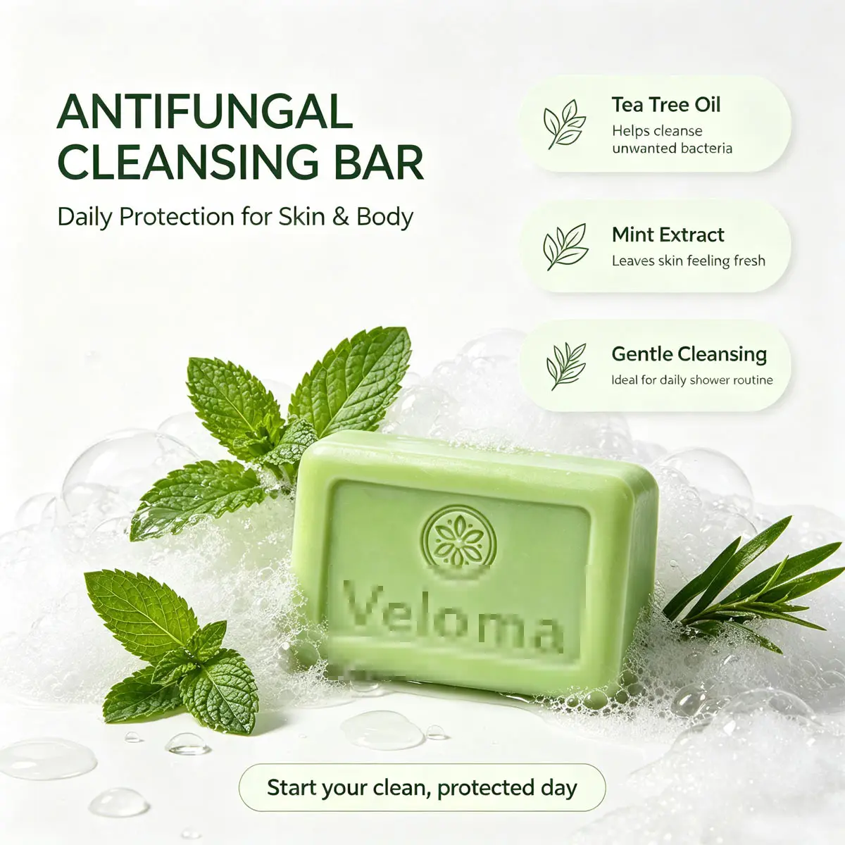 Tea Tree Oil Soap Facial Cleansing Moisturizing