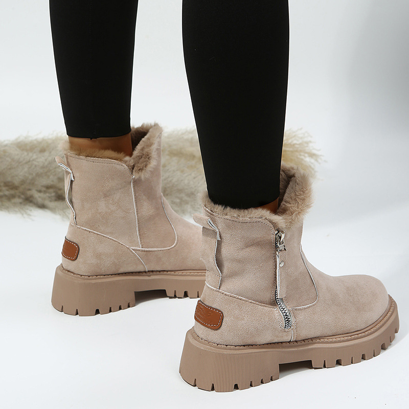 Title 17, Botas de nieve para mujer invierno nuevo cortas...