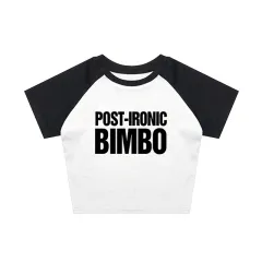 Round Neck Short Sleeve Letter Women's Printed Wear Top T-shirt - Milky - View 1