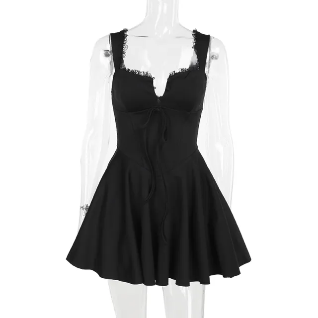 Elegant Hip Skirt Retro Style Elegant Sexy Dress Black - Shop at LoveMi