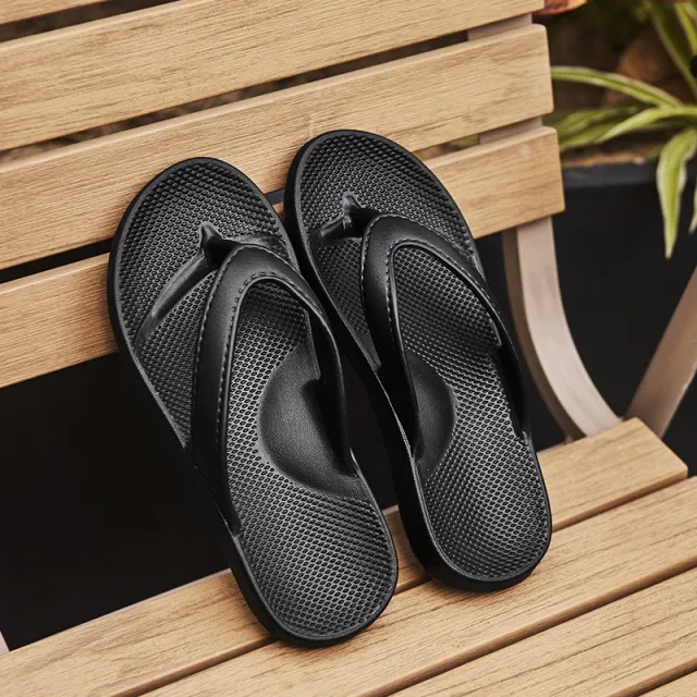 EVA Slippers Women's Outer Wear Flip flops Beach Shoes Black - Shop at LoveMi