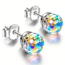 6Mm Colorful Ear Studs