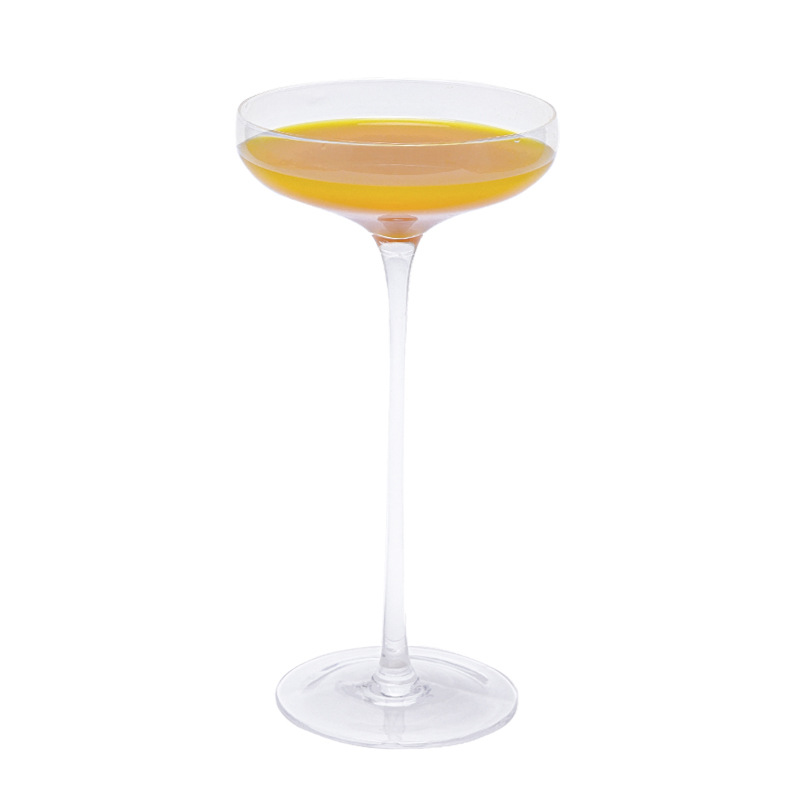Japanese Style Super High Foot Martini Cup Kimura Nitrate Cocktail Glass