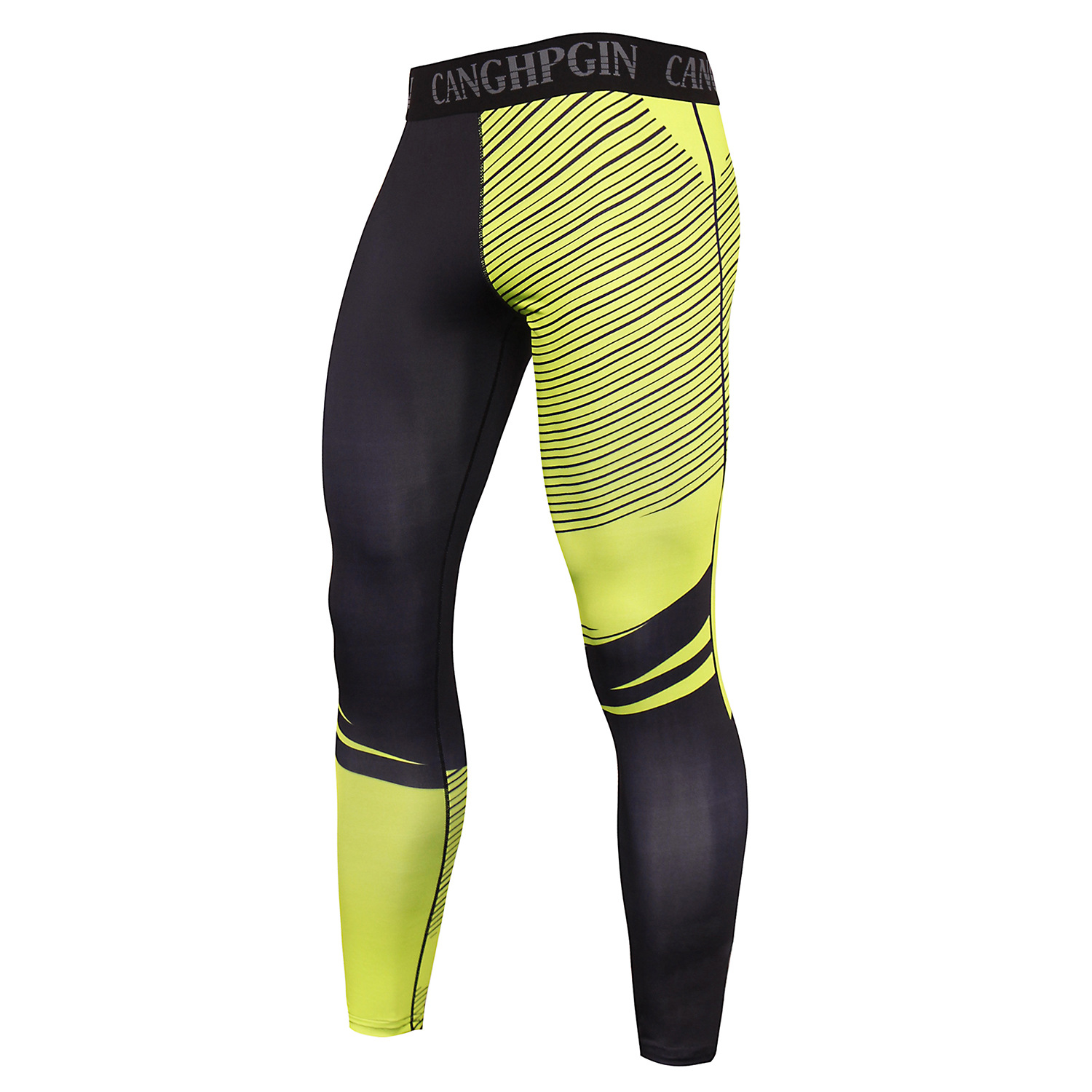 Title 13, Herren High Elastic Compression Pants für Laufe...