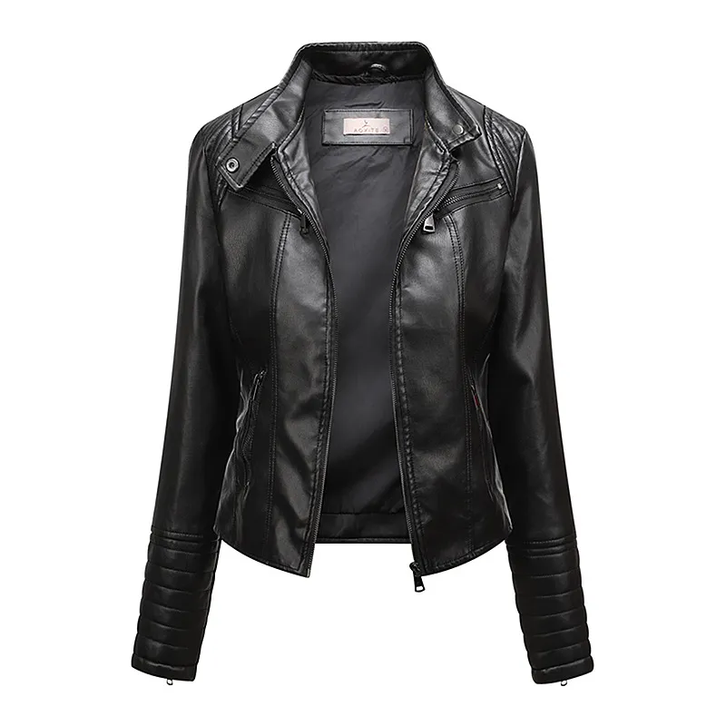 Women's Slim Jacket Thin Spring And Autumn Coat - Black