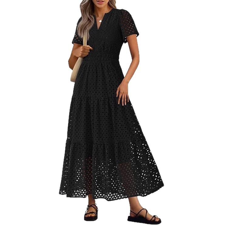 Women's Long Flowing Beach Vacation Dress