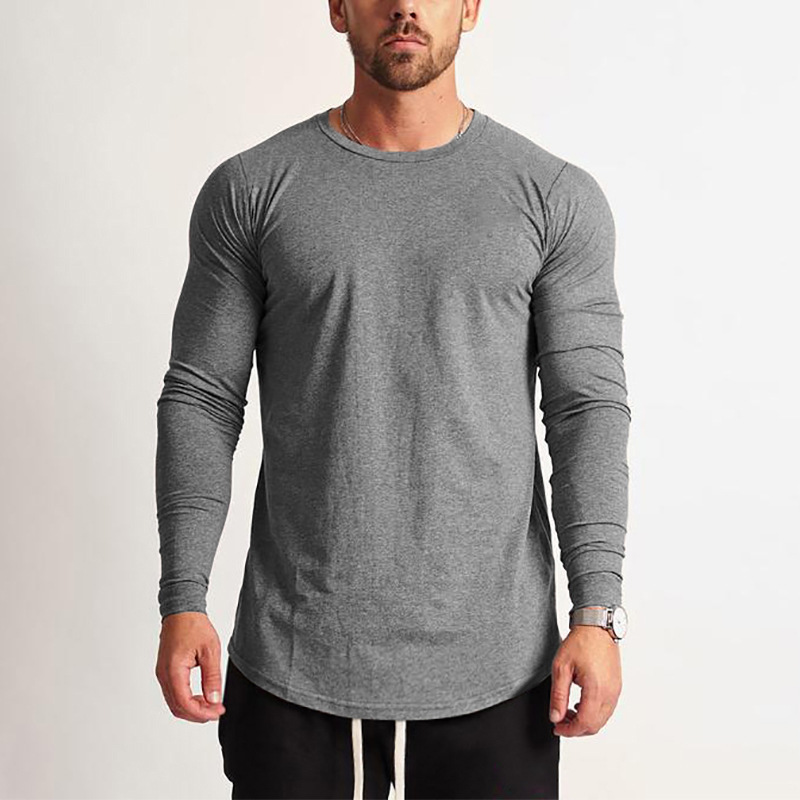 Title 11, Maglia Uomo Fitness Manica Lunga Girocollo Slim...