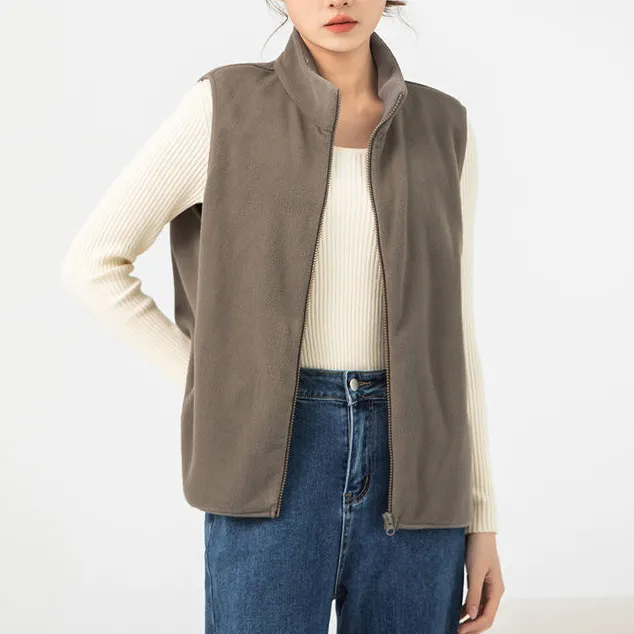 Autumn Vest Inner Wear Base Waistcoat Brown T002 - Shop at LoveMi