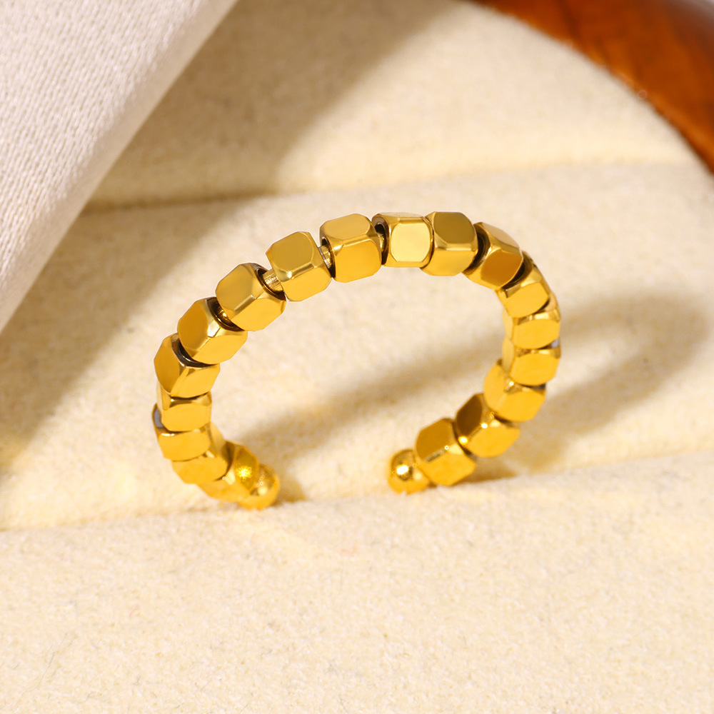 Real Gold Plating Wealth Comes From Every Direction Gianduja Noisettes Ring For Women