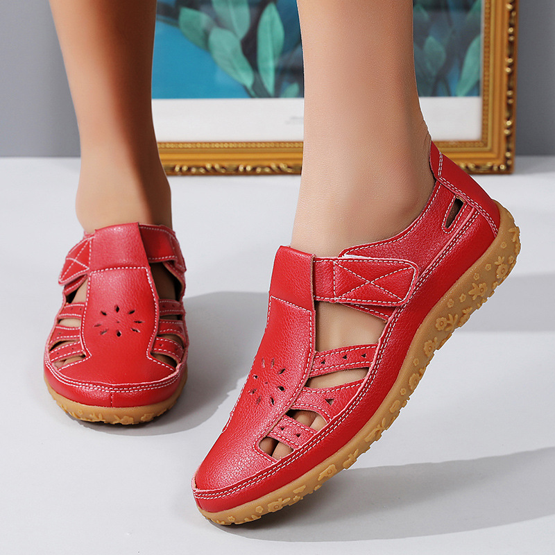 Women's Beach Sandals Hollowed Fashion Flat - Picture 4 of 6