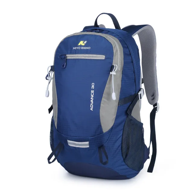 Nylon Waterproof Light Walking Travel Mountaineering Bag Blue - Shop at LoveMi