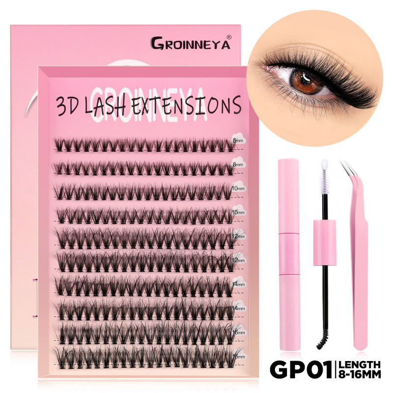 European And American Christmas Dense Segmented High Volume False Eyelash Set 11