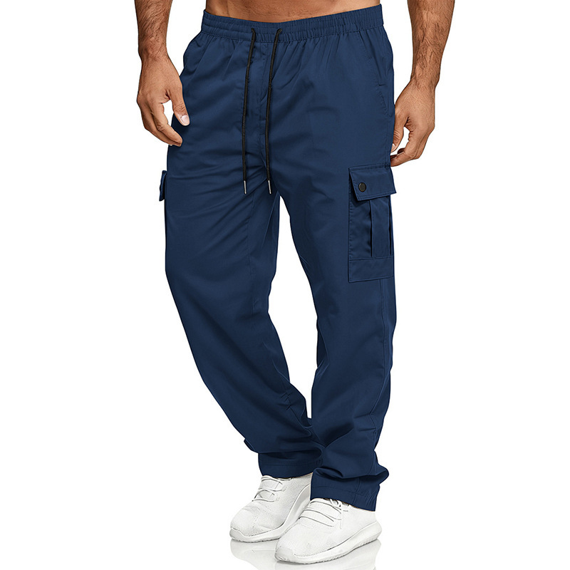 Loose-fit Straight-leg Outdoor Workwear Pants For Men