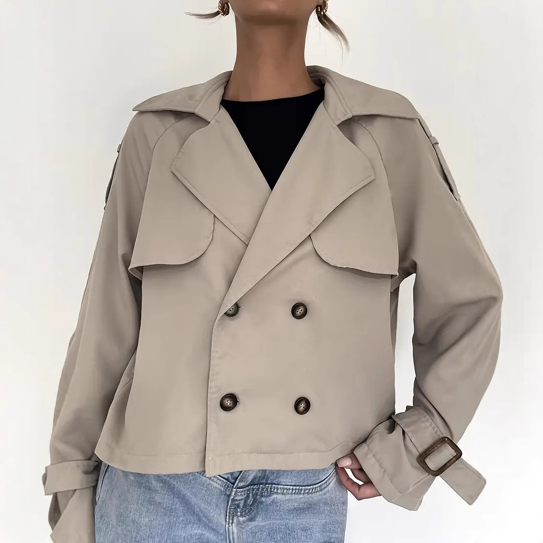 Designer Lapel Fashionable And Versatile Outerwear 2