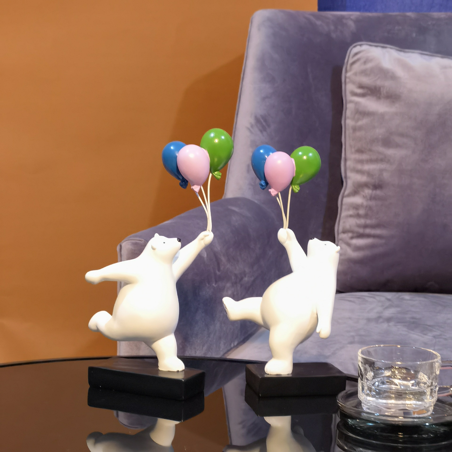 Wall-mounted Balloon Bear Decoration For Living Room And Bedroom Backdrops 4