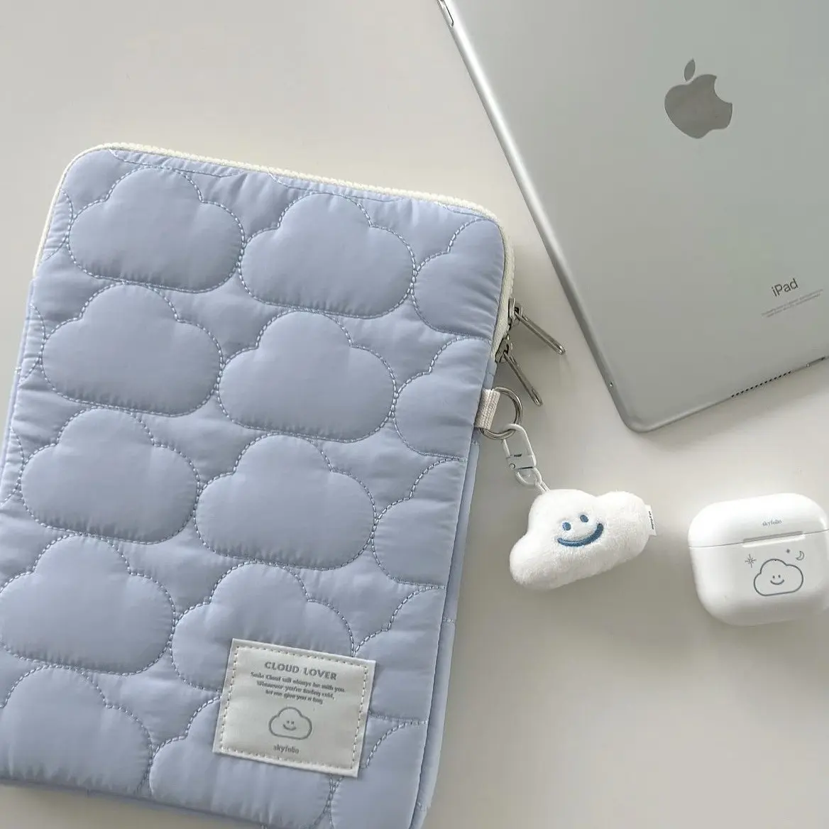 Notebook Storage Cute Cloud Embroidery Ipad Tablet