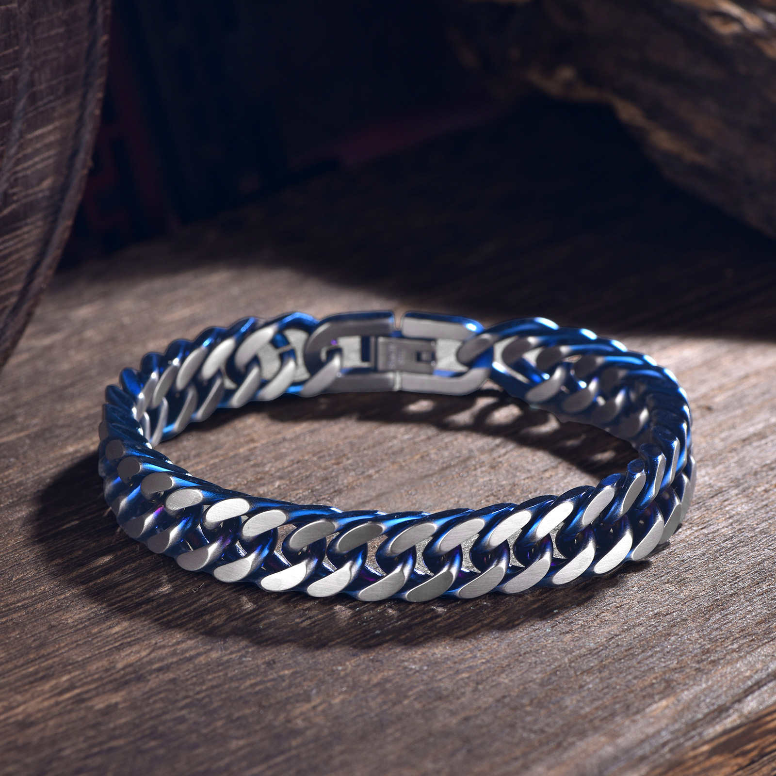 European And American Stainless Steel Men's Thick Bracelet Ornament