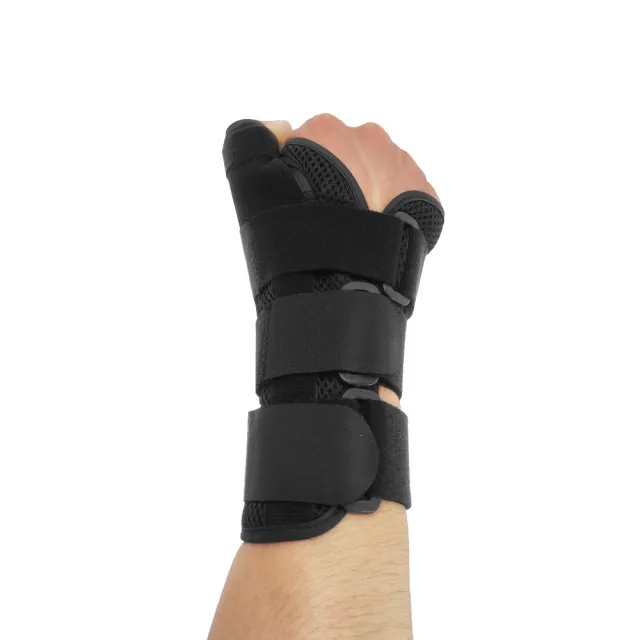 Carbon Fiber Sports Support Wrist Guard Thumb Strap Wrist Guard Black - Shop at LoveMi