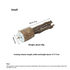 Hamster Rabbit Guinea Pig Hamster Natural Log Molar Rod Toy - Bags - View 1