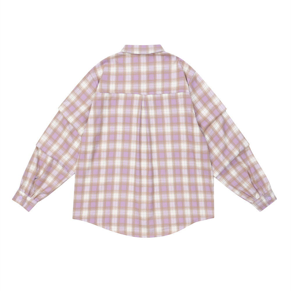 Loose Five-pointed Star Embroidered Lapel Casual Shirt