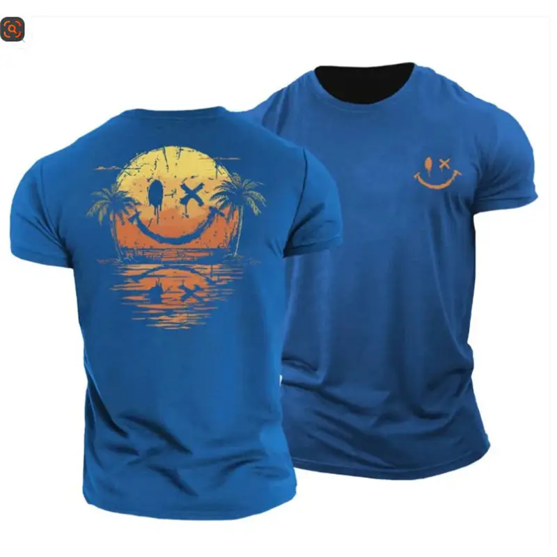Japanese Anime T-shirts With Custom Print Designs Silk-screen Printing And Trendy Brand Logos
