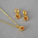 Earrings And Necklace
