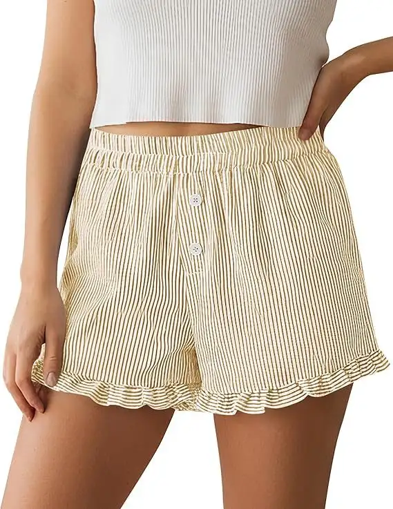 Women's Casual Striped Shorts