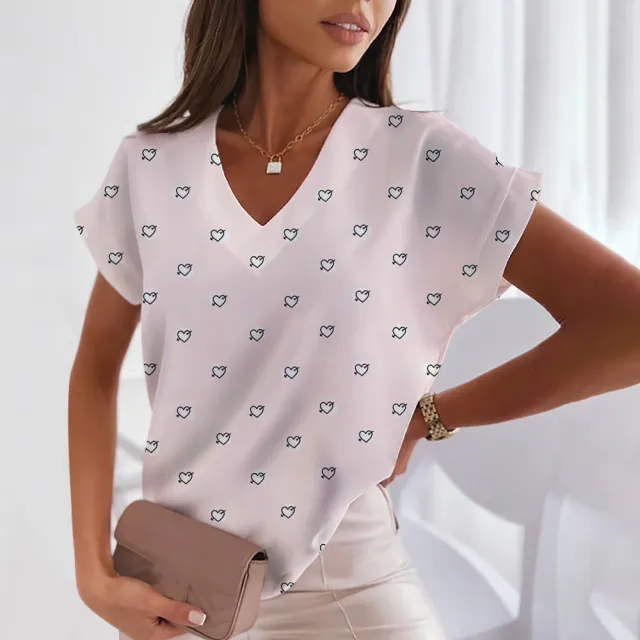 Small Love 3D Digital Printing Loose fitting Casual T shirt Amtr1Gc232712H Xl - Shop at LoveMi