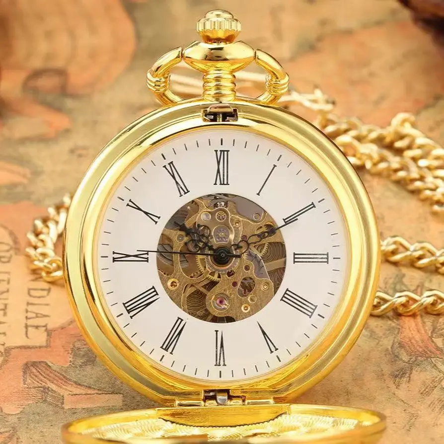 Creative Design Roman Dial Manual Mechanical Pocket
