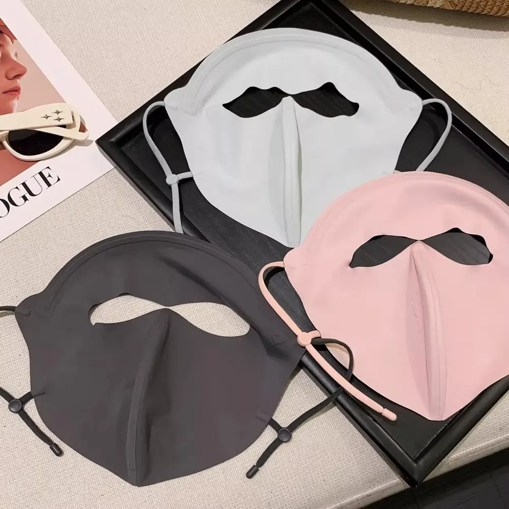 Vinyl Sun Protection Face Mask Full-face UV