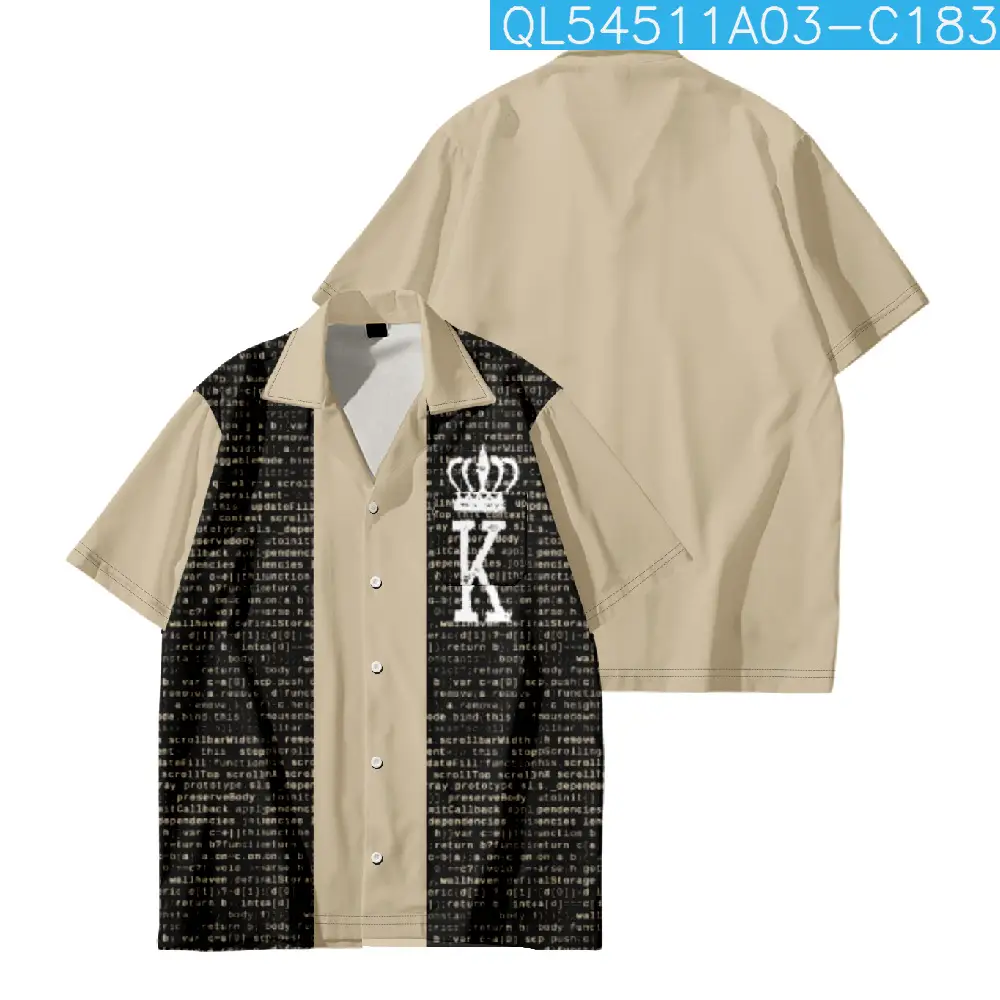 Men's Fashion Casual Creative Pattern Shirt