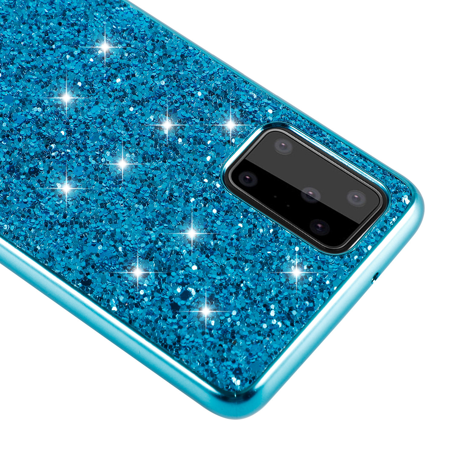 Suitable For S20 Plus Glitter Paste Leather Phone Case - Image 4