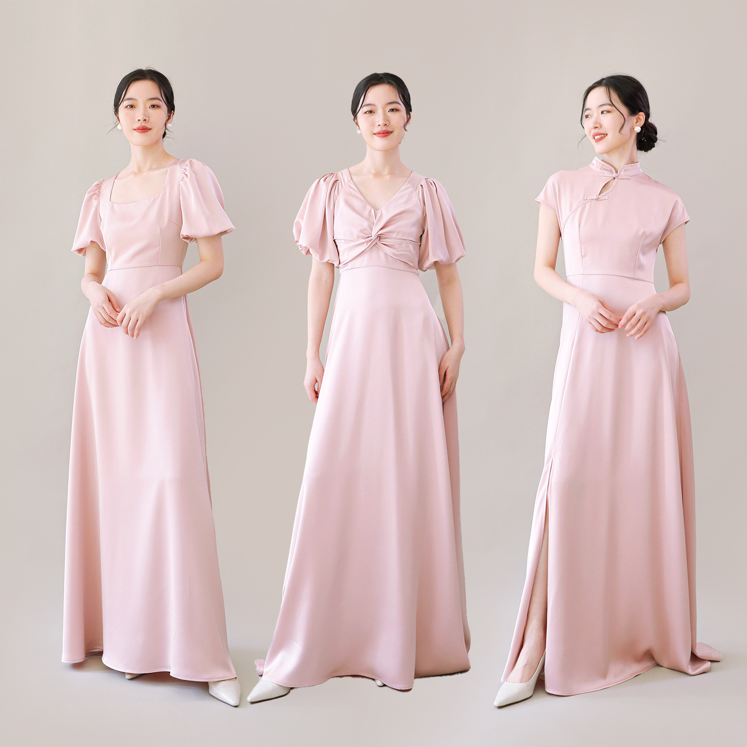 Women's Casual Satin European And American-style Dress