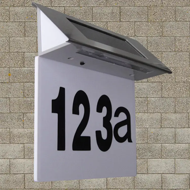 Solar-powered Waterproof Digital Illuminated Door Sign