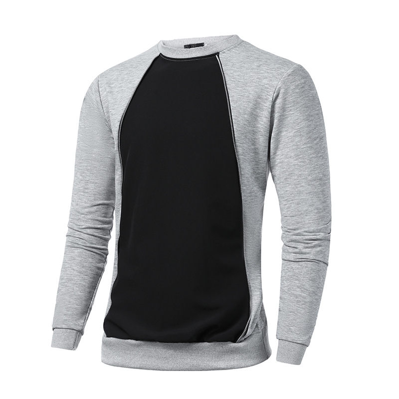 Title 9, Nieuwe heren sweater met rits paneel, ronde hal...