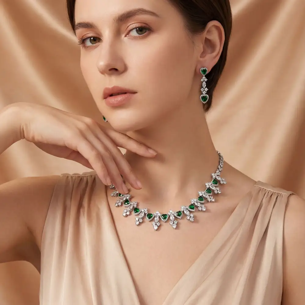 Fashionable Personalized and Creative Necklace and Earrings for Women