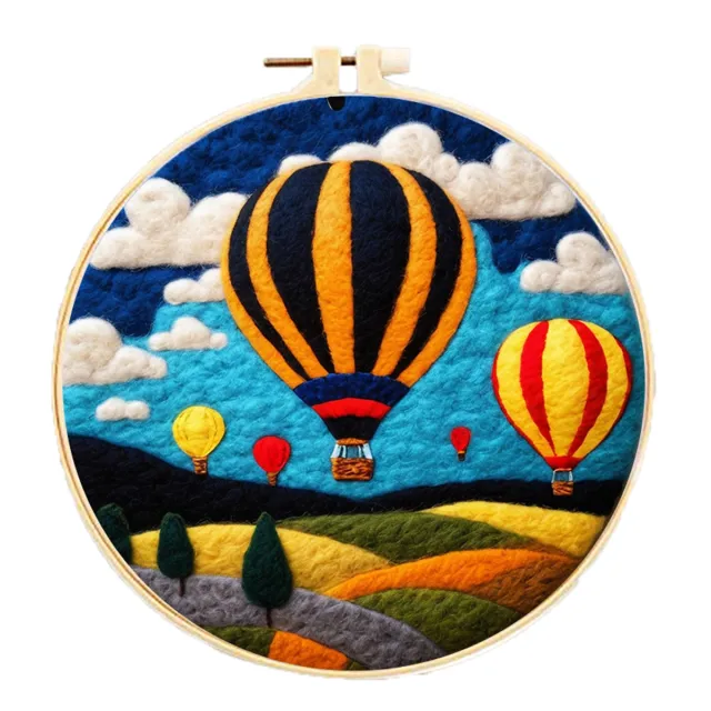 Blanket Painting With Embroidery Needle Felt Household Supplies Mzh181 - Shop at LoveMi
