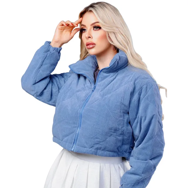 European And American Casual Women's Coat Autumn And Winter Navy Blue - Shop at LoveMi