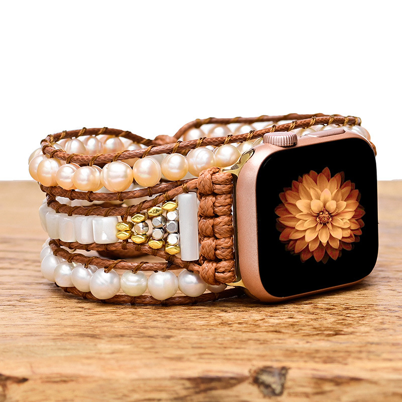 Natural Freshwater Pearl Watch Band