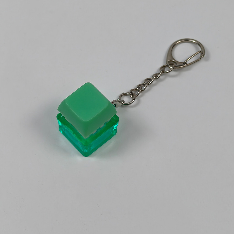 Stress-relief Keychain Toy With Finger-popping Buttons For Venting