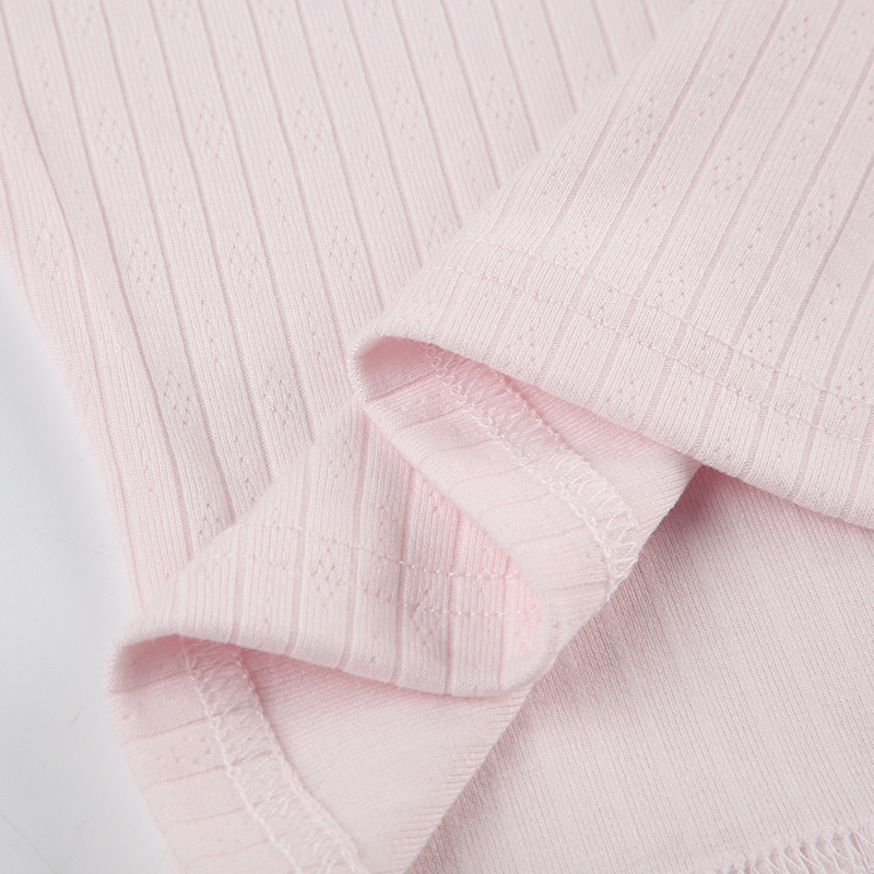 Women's Fashionable Pleated Lace Stitching Puff Short Sleeve T-shirt