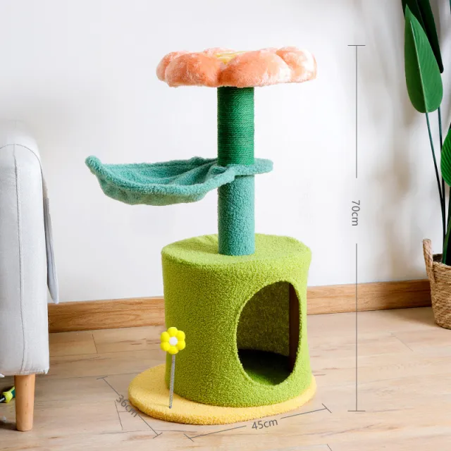 Sisal Flower Cat Climbing Frame Flowers Cat Climbing Frame - Shop at LoveMi