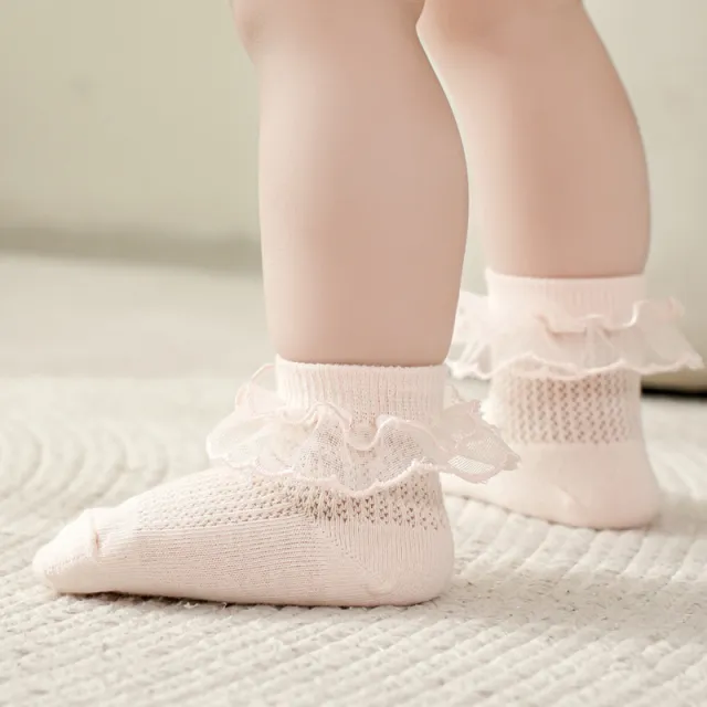Fashion Individual Breathable Lace Girls' Socks Pink - Shop at LoveMi