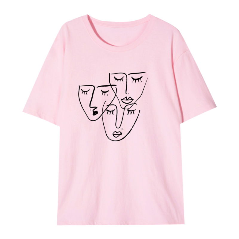 Title 10, T-shirt ample imprimée pour femmes avec masque ...