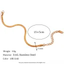 Blade Chain Wide Bracelet